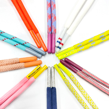 Corda rotonda colorata multifunzionale da 5 mm per felpe con cappuccio e pantaloni sportivi
