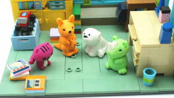 3D Critter Series Eraser