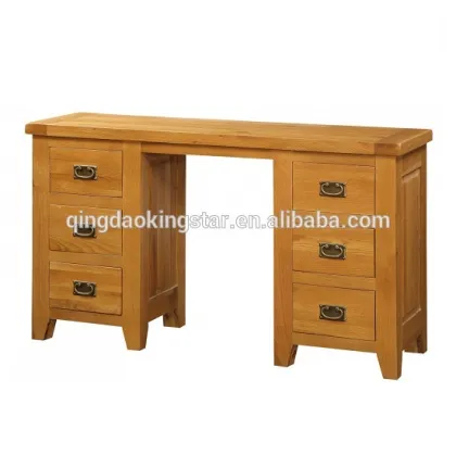 solid oak dressing table