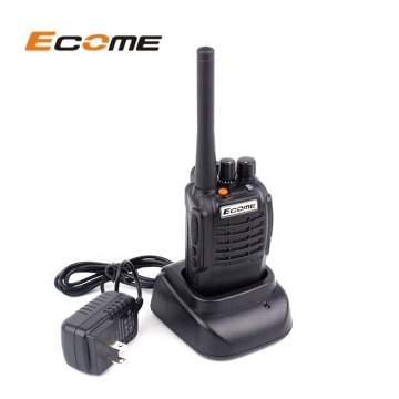 Ecome ET-518 Rusée rechargeable petite radio à double radio 5 km de longue gamme sans fil walkie talkie