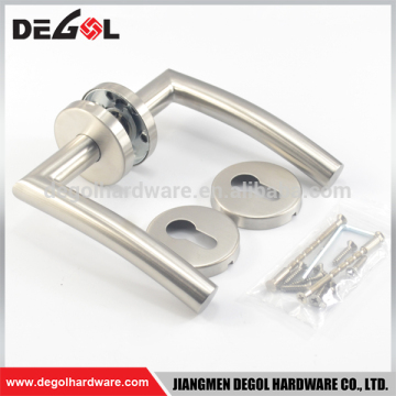 Wholesale Fancy double sided residential room stainless steel black exterior door handles