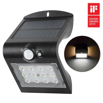 Solar-Powered LED Security Light - Energy Saving Motion Sensor 1.5W 220lm Ledstar