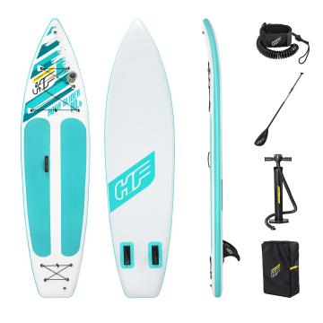 Hydro-Force Inflatable SUP Board with Fins in Surfboard Bag for Optimal Performance