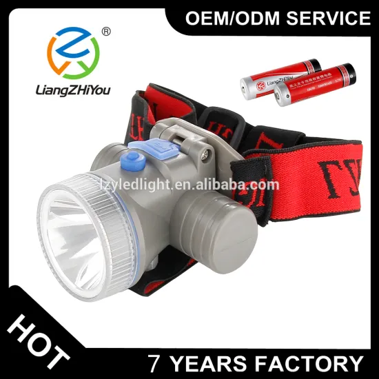 High quality top seller 3 watt rechargeable led headlamp for night fishing