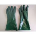 Anti water PVC working gloves jersey liner 35cm double dip and sandy finish