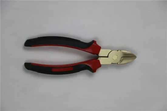 Pliers Diagonal cutting Aluminum bronze 6" rubber handle