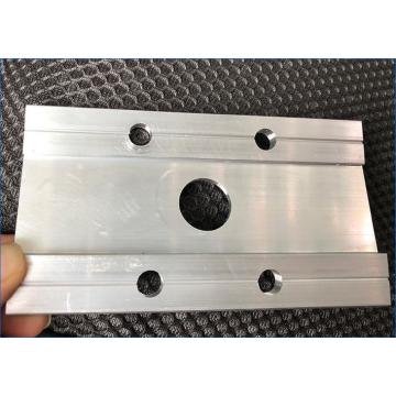 Anodizing drilled aluminium profile