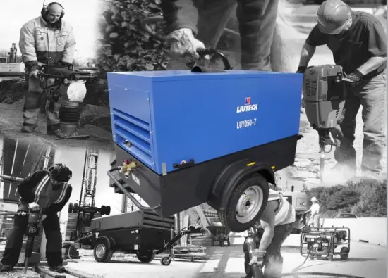 5m3/Min 7bar Diesel Screw Air Compressor for Mining with Kubota Engine