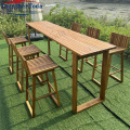 Garden Metal Dining Chair and Table Set high quality Outdoor Furniture