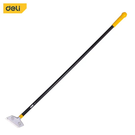 Deli Tools DL4727 New Floor cleaning building tools with Long metal handle Carbon steel putty scraper putty knife