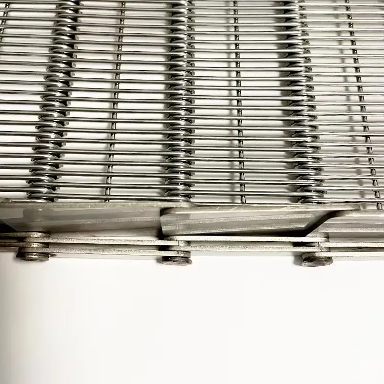 Flex Conveyor Belt with Metal Wire Mesh Chain Drive