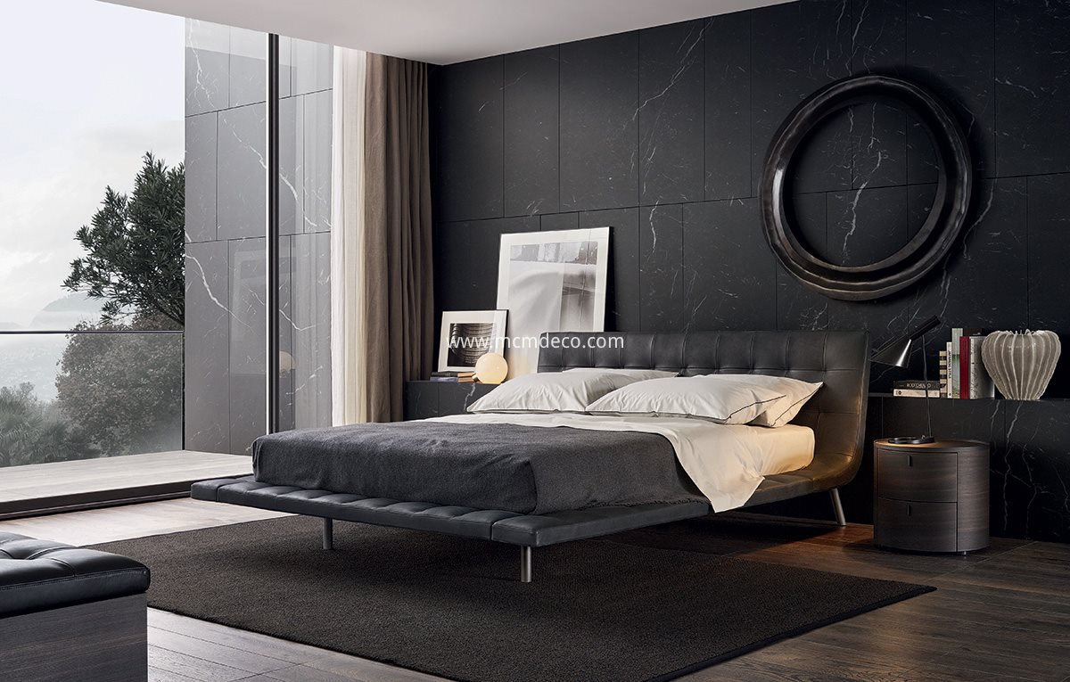 Onda Leather Bed