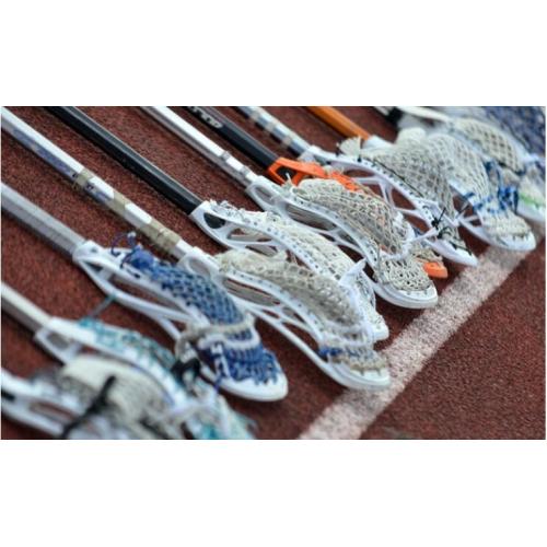 Lacrosse com bolso de jogadores