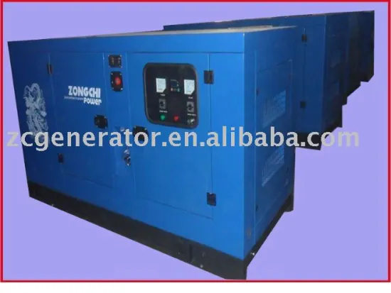 silent type diesel generator set