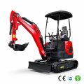 2Ton Red Canopy Mini Excavator الحفر القياسي