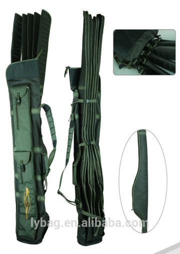carp fishing rod bag with five detachable rod bags
