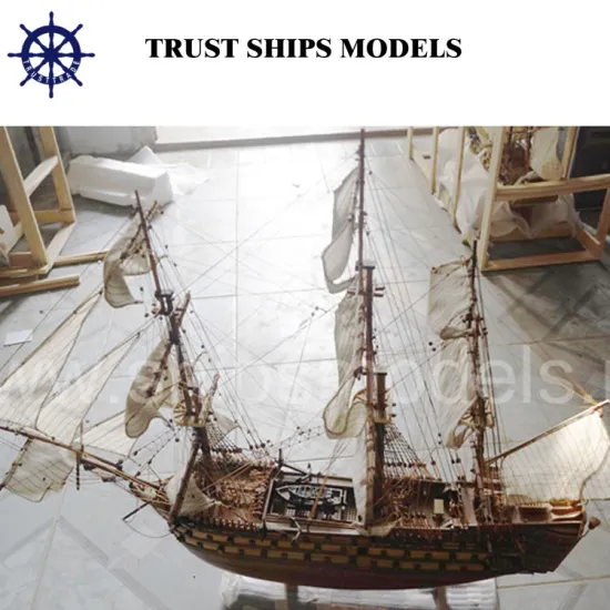 Chinese Handmade Wooden Model Boat