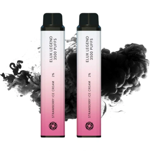 elux legend 3500 strawberry ice cream Elux Legend Mini Strawberry Ice Cream 600 Disposable  Royal Vapes
