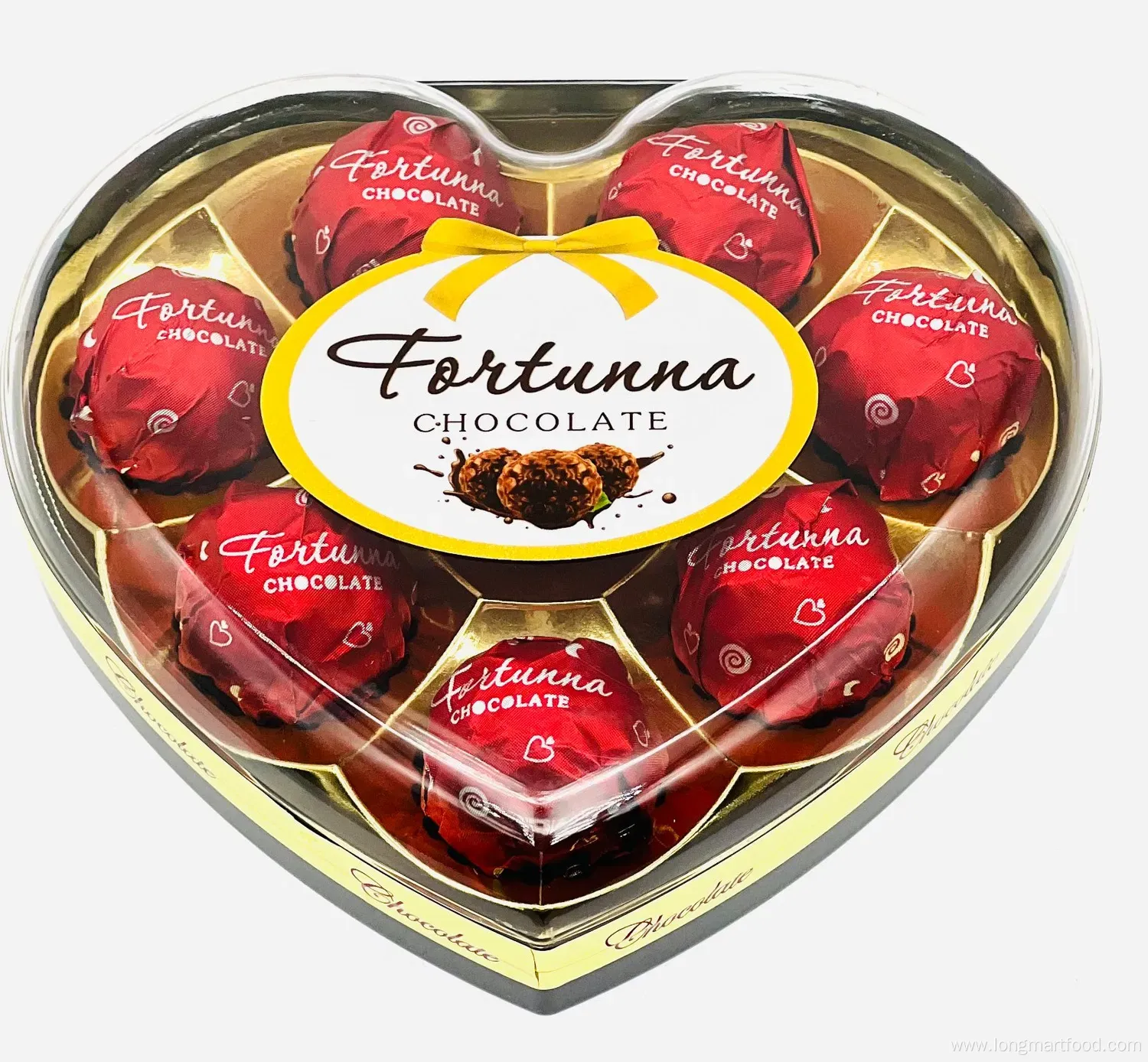 Heart-shaped Chocolate Wafer Ball Box