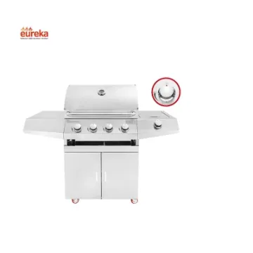 Wholesale Price Stainless Steel Natural Gas Small Gas and Charcoal BBQ Grill