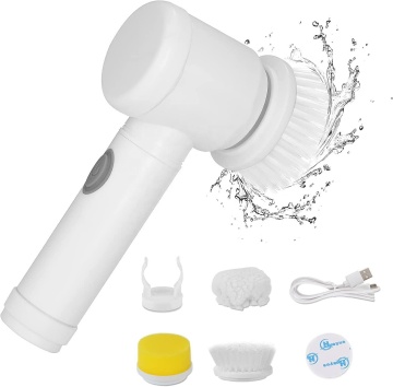 USB 5-in-1 Electric Kitchen and Bathroom Cleaning Brush