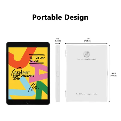 Wholesale Plastic Nail Color Swatch Book 120 Nail Swatch Color Card Display Book