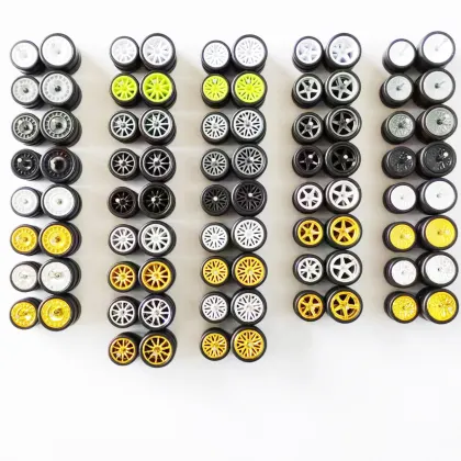 1/64 Alloy Car Wheels 11mm 13mm 14.7mm for Hot Wheel Models