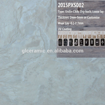 pvc interlocking floor tiles+virgin non-recycle material+UV coating