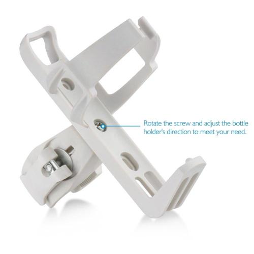 Bicycle Water Bottle Cage Plastic White