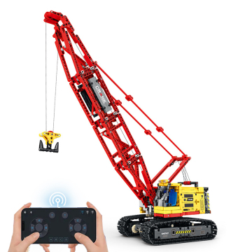 Reobrix 22006: The Ultimate Mechanical Series Crawler Crane Yapı Taşları Oyunu - Erkekler İçin Eğitim Oyuncak