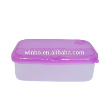 Crisper plastic foodgrade microwave food container with cutlery