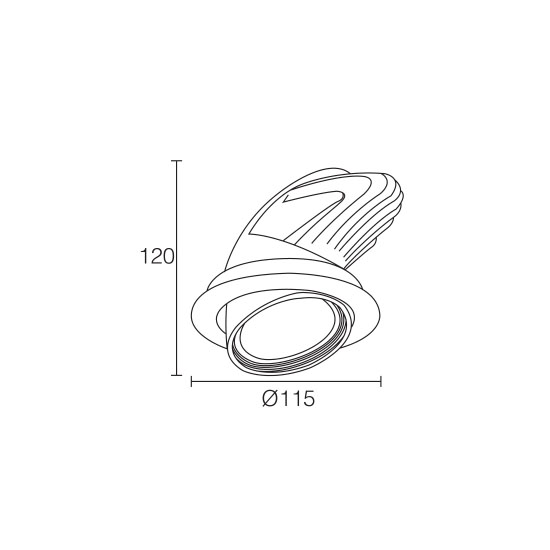 Pendant Warm White 12W LED DownlightofLED Downlight Australia