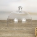 Crystal Round Coast Acacia Cake Dome and Board