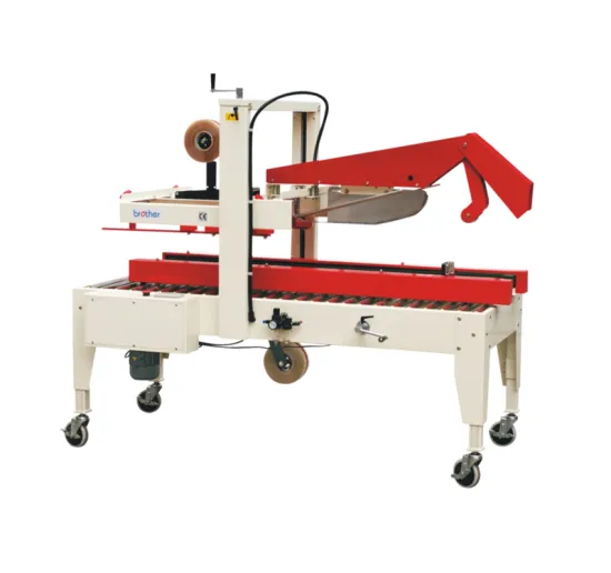 Semi Automatic Top Flap Fold Taping Carton Sealer