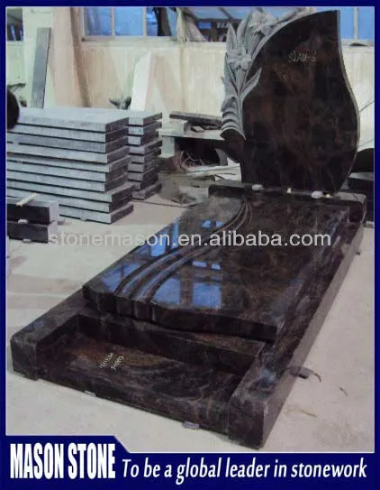 stone slab flower engraving europe