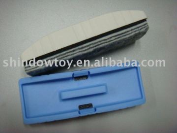 multilayer blackboard eraser inserted with a pen /multilayer chalk eraser/chalkboard brush