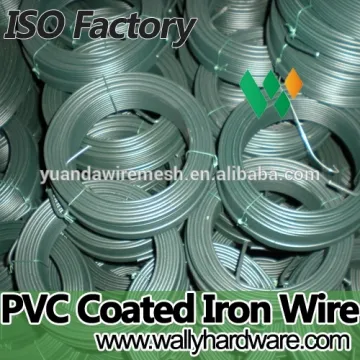 UV PROTECT PVC / PE COATED TIE WIRE /Vinyle coated wire/ Epoxy Iron Wire Green, Black ,Red,Grey