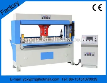 CNC control hydraulic clicker cutting machine/fabric die cutting press