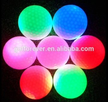 golf glow ball, golf night ball, golf LED ball