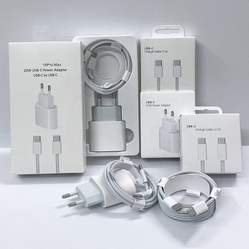 EU/US/UK USB Type C 20W PD Fast Charger for iPhone 16/15/14 Pro Max