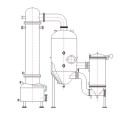 Concentrador multifuncional de acero inoxidable