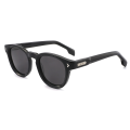 Arrow - Detail Round Acetate Sunglasses