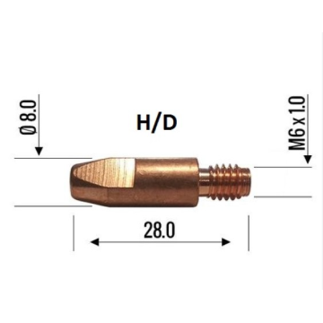 Binzel 142.0245 نصيحة الاتصال