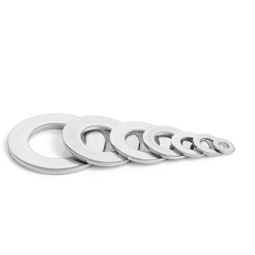 Customized 316 Stainless Steel Flat Washers in Metric Sizes M3, M4, M5, M6
