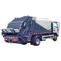 Dongfeng 7 camión de basura de compresión cuadrada