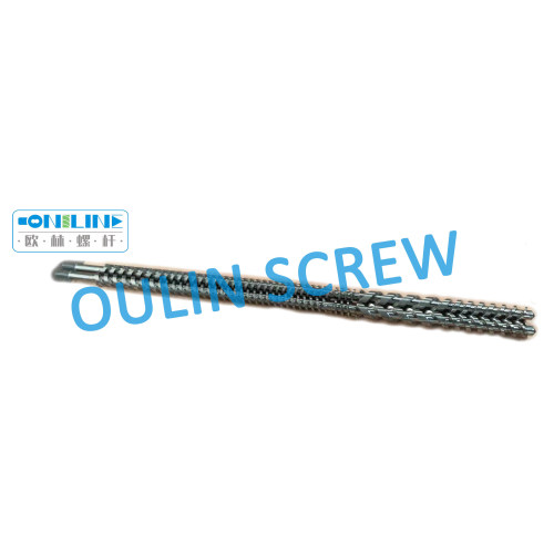 Jwell 78mm Twin Parallel Screw and Barrel for Rigid PVC Profiles