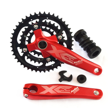 High-Quality Jiankun MTB Square Hole Crankset with 170mm Sprocket Wheel for 22, 32, 44T Gears - Compatible with 8-9 Speed Bicycles
