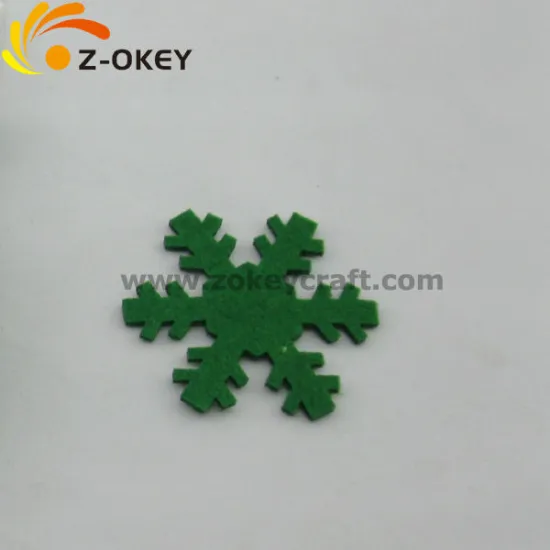 Snowflake shape cute felt decorations