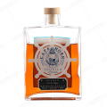 Personalized square shaped glass bottle whollesale