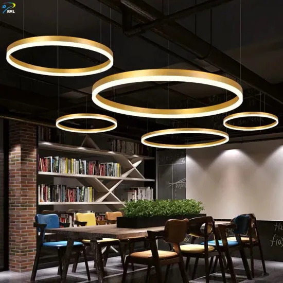 Modern Nordic Minimalist Circle LED Pendant Ceiling Light